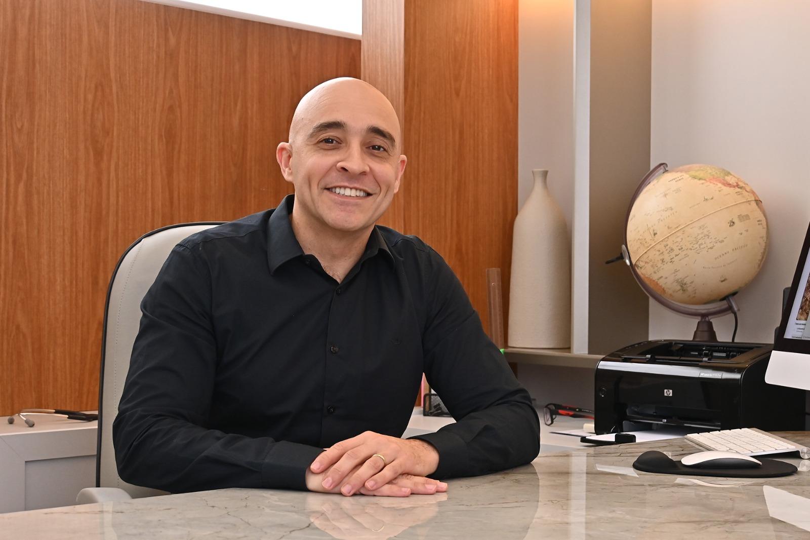João Paulo Guimarães é médico urologista com formação em urologia feminina
Foto: Ivan Fuquini
