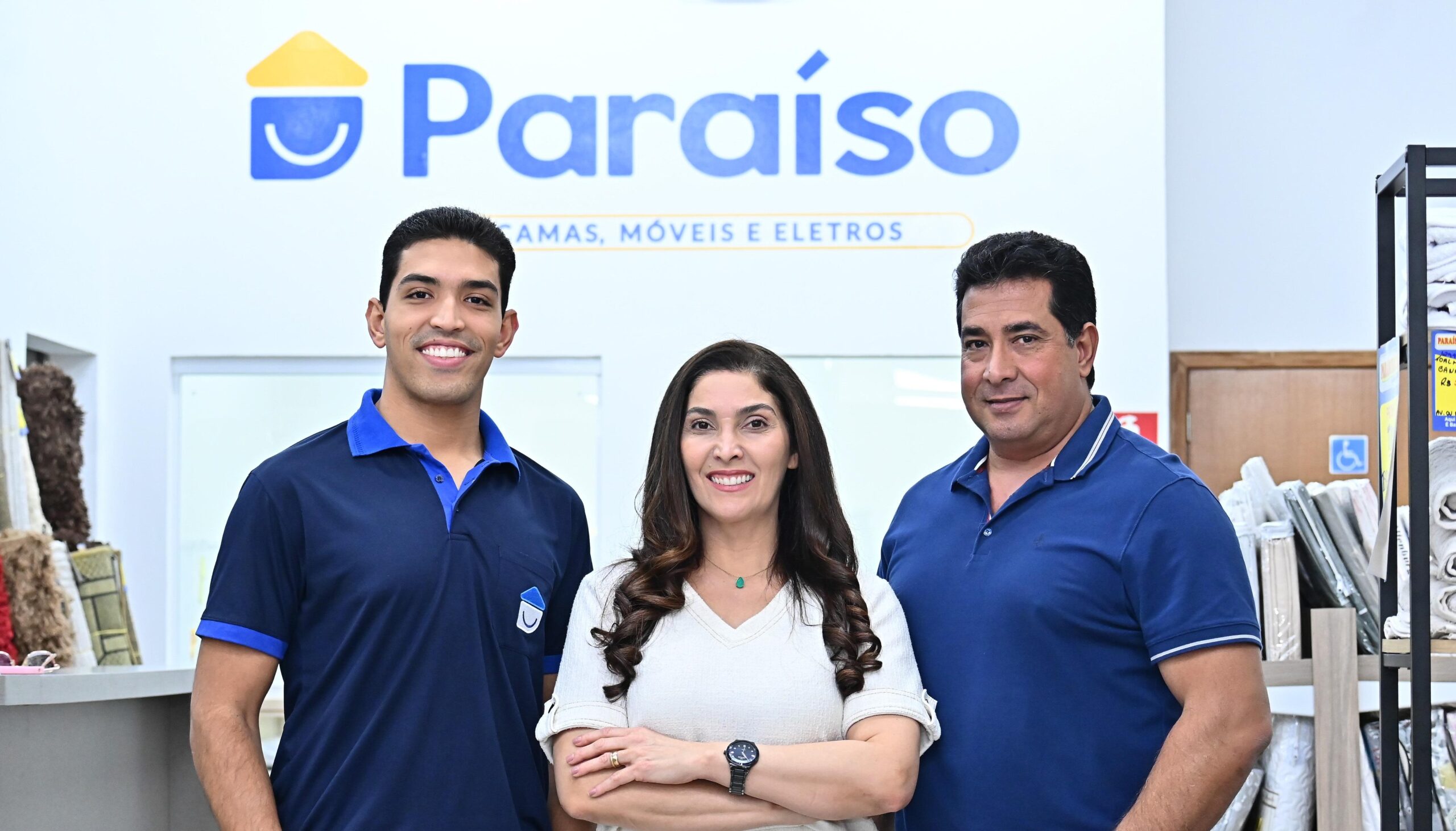Lucas, Sorislene e Erisvaldo Souza de Jesus, proprietários da Paraíso, seguem à frente da empresa
Foto: Ivan Fuquini